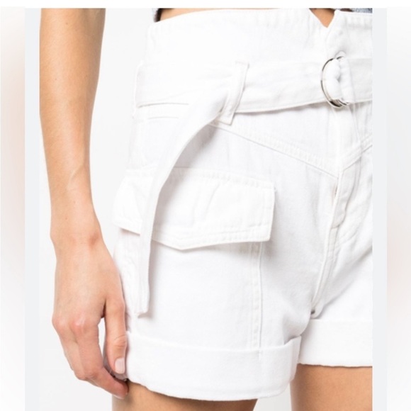 Jonathan Simkhai Standard Sierra Utility
(NWT) White Denim High Rise Shorts - Picture 5 of 7